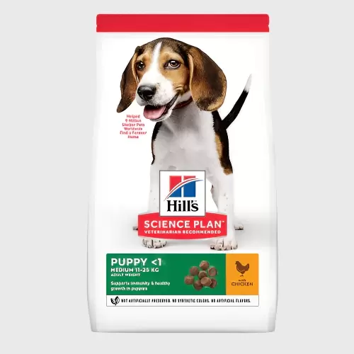 Hill's Science Plan Puppy Medium Breed with Chicken Dog Food