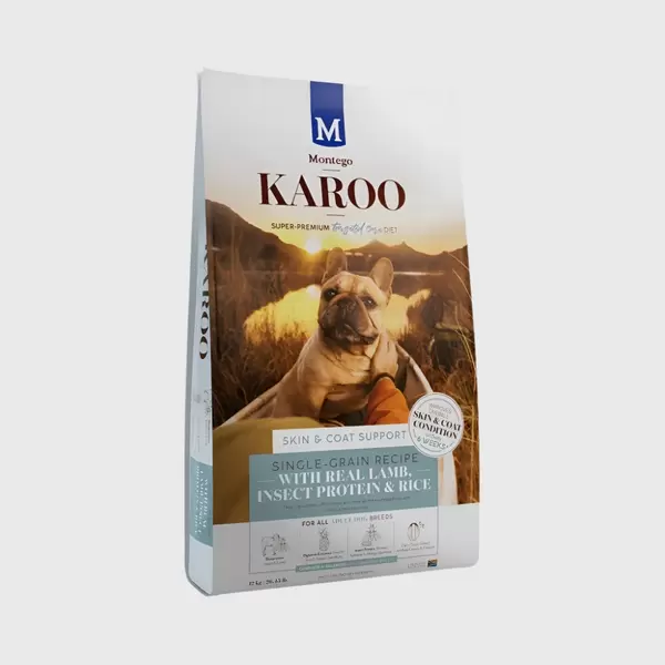 Montego Karoo Adult Dog - Targeted Care - Lamb and Insect Protein - Skin and Coat Support